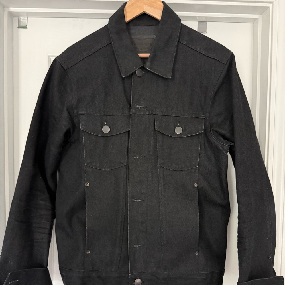 Freenote Cloth black Selvedge denim jacket